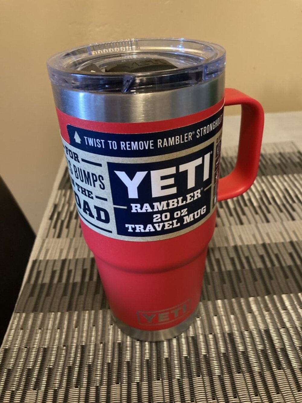 YETI Rambler Travel Mug Red 20oz